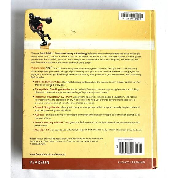 Human Anatomy and Physiology by Elaine N. Marieb and Katja Hoehn (2014) - Picture 5 of 6